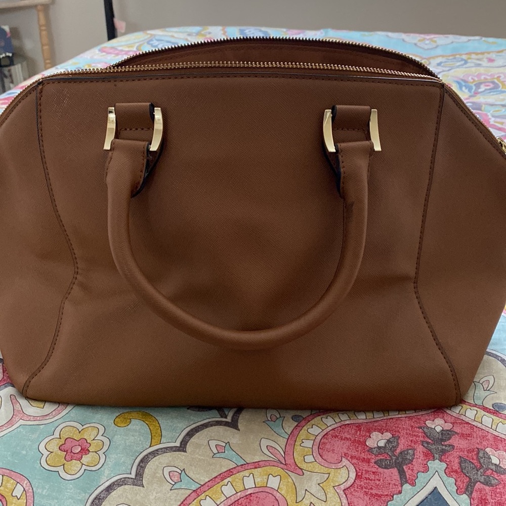 Cognac chain express hang bag - Picture 3 of 5